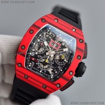 リシャールミル 偽物 RM 011 オートマティック フライバック クロノグラフ フェリペ・マッサ riy66407
