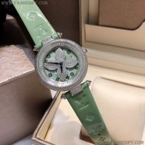 ルイヴィトン 偽物 時計 全面ダイヤ N級品 38mm 自動巻き vue43633