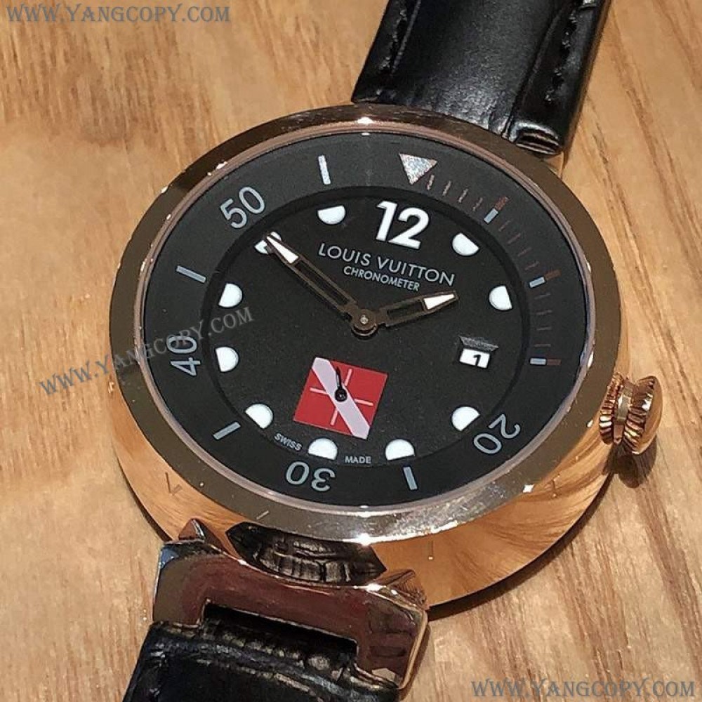 ルイヴィトン 偽物 時計 タンブール ストリート ダイバー 44mm vut04398
