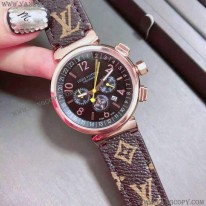ルイヴィトン スーパーコピー 時計 タンブール ストリート ダイバー モノグラム 33mm vuy88476