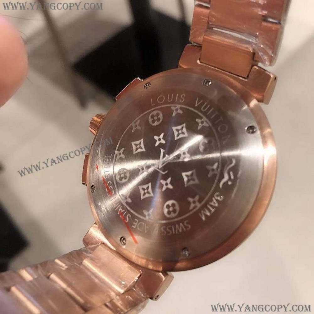 ルイヴィトン 偽物 時計 タンブール ストリート ダイバー メンズ 44mm vup26806