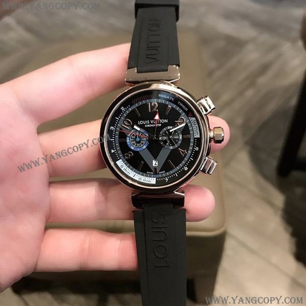ルイヴィトン 偽物 タンブール クロノグラフ 41mm vuw93611