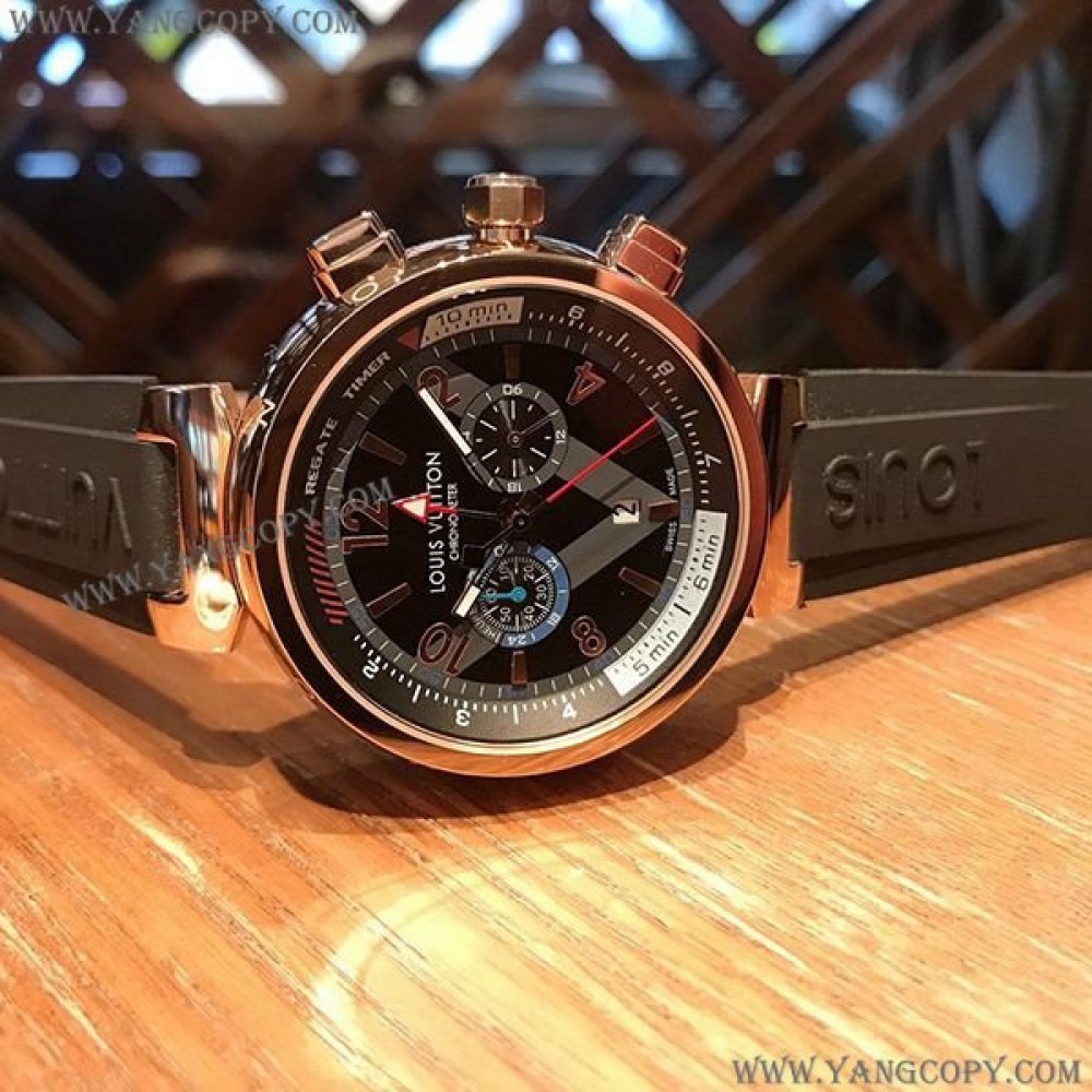 ルイヴィトン 偽物 タンブール クロノグラフ 41mm vuw93611
